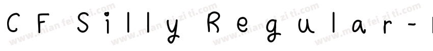 CF Silly Regular字体转换